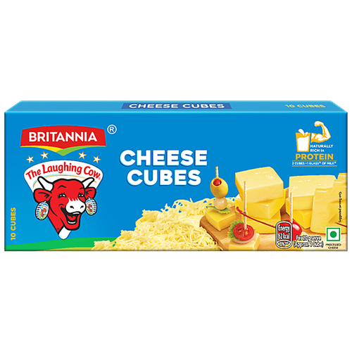 Buy Britannia The Laughing Cow Cheese Cubes Classic 600 g online from