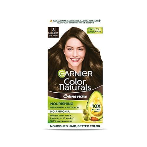 Buy Garnier Color Naturals No.3 Dark Brown Hair Color online from shops near you LoveLocal