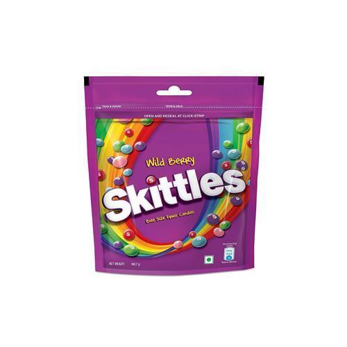 Buy Skittles Wild Berry Fruit Flavoured Candies Pouch online from shops