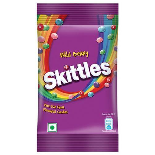 Buy Skittles Wild Berry Fruit Flavoured Candies Pouch online from shops