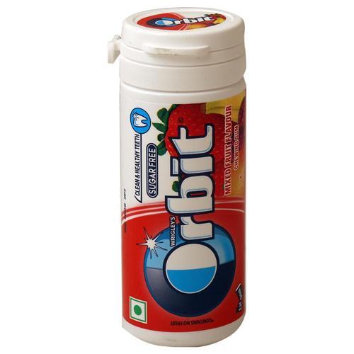 Buy Wrigley's Orbit Raw Mixed Fruit Sugar Free Chewing Gum online from