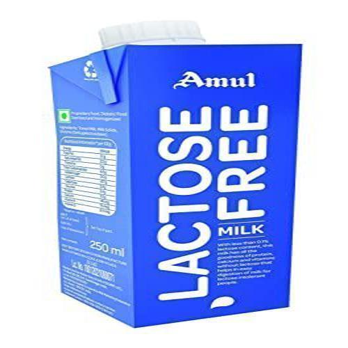 Buy Amul Lactose Free Milk Tetra Pak (Pack of 12) online from shops